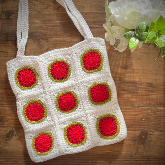 Sac en crochet pastèque 🍉