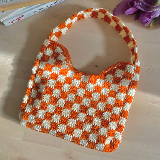 Sac à main damiers XS 🧡