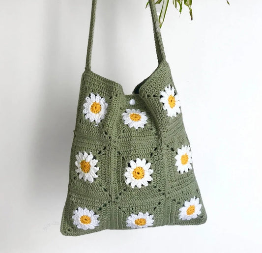 Sac en crochet fleuri 🌼