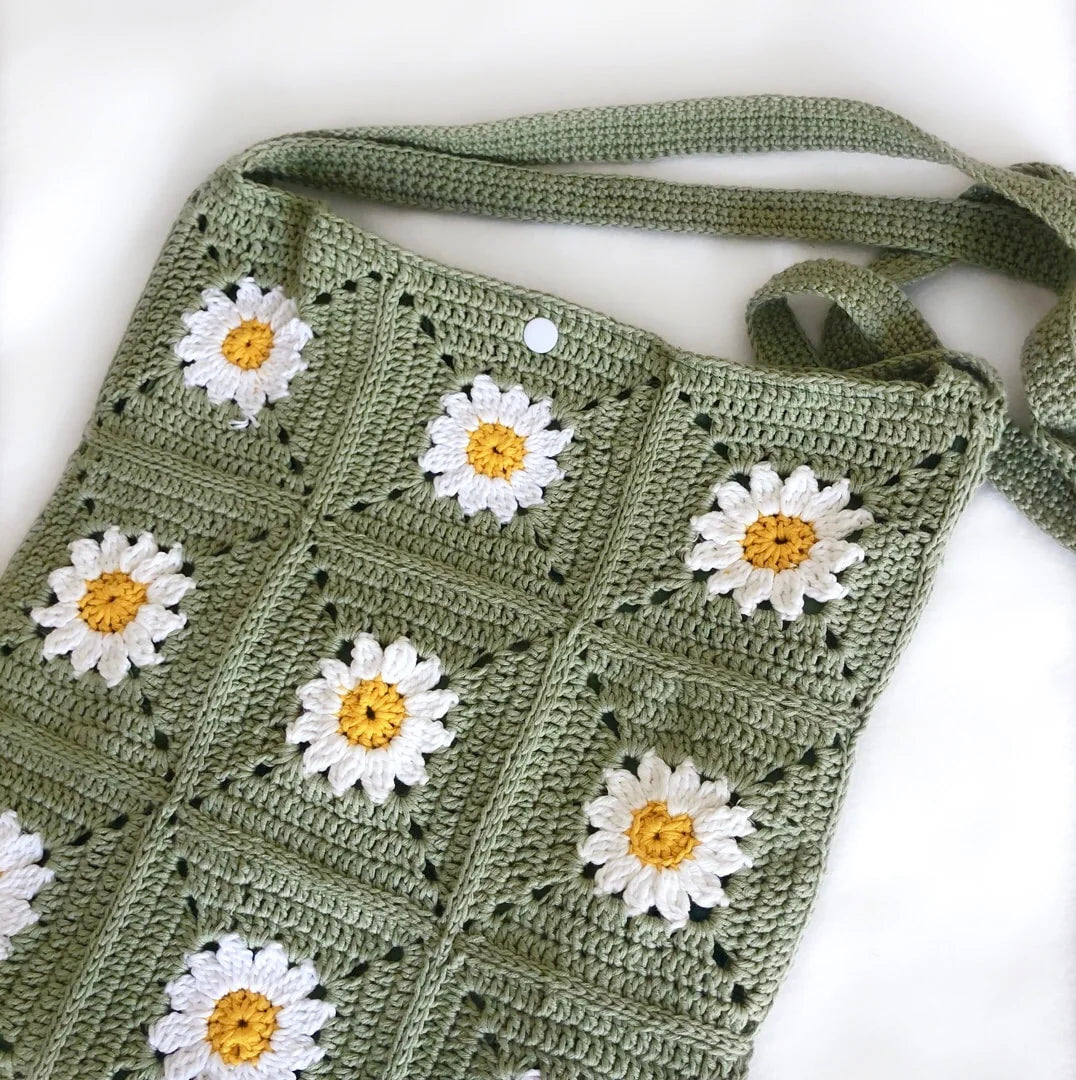 Sac en crochet fleuri 🌼